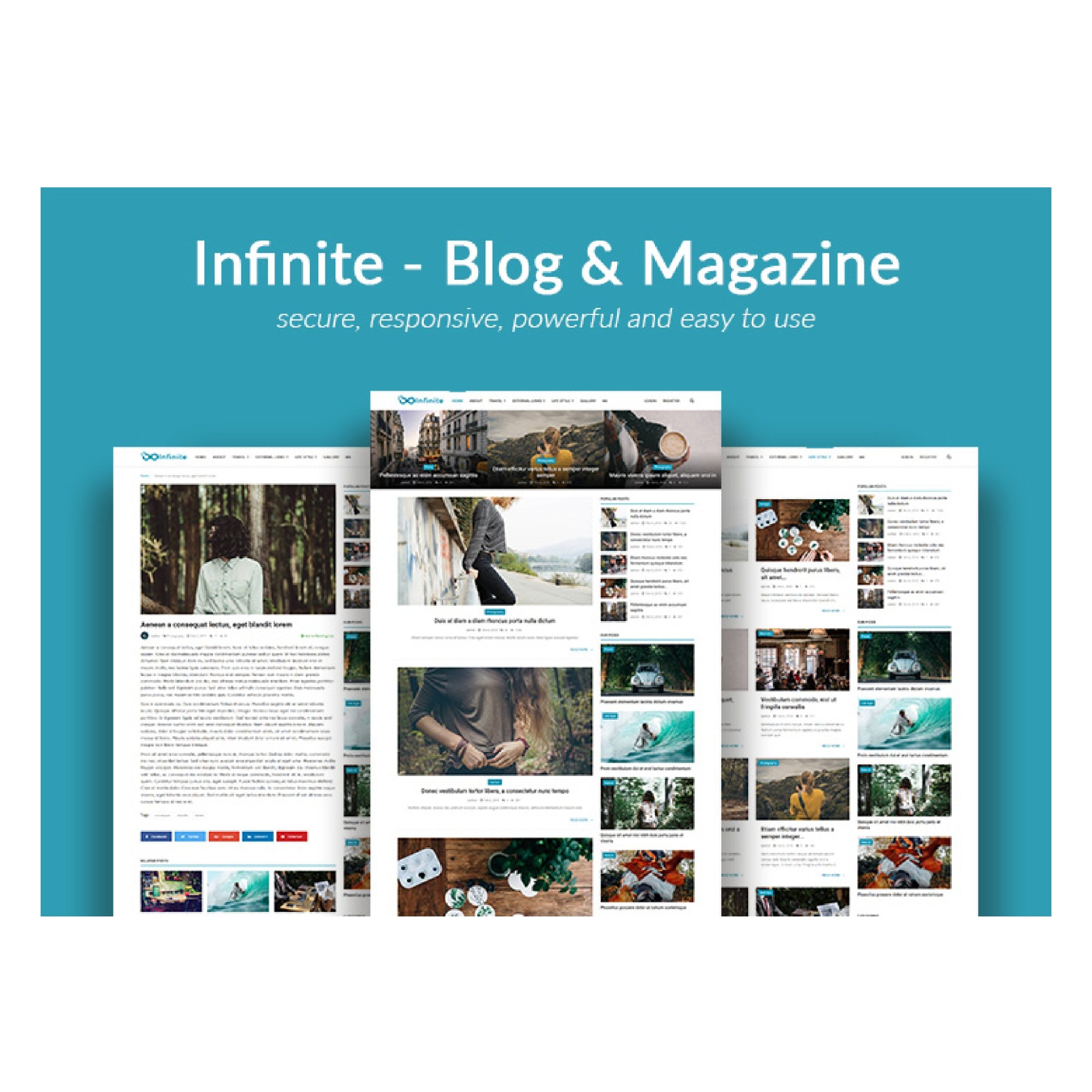 Infinite - 博客和杂志脚本